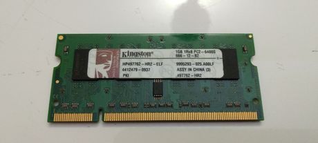 Memória 1 Giga DDR2 800 Mhz KINGSTON - PORTÁTIL