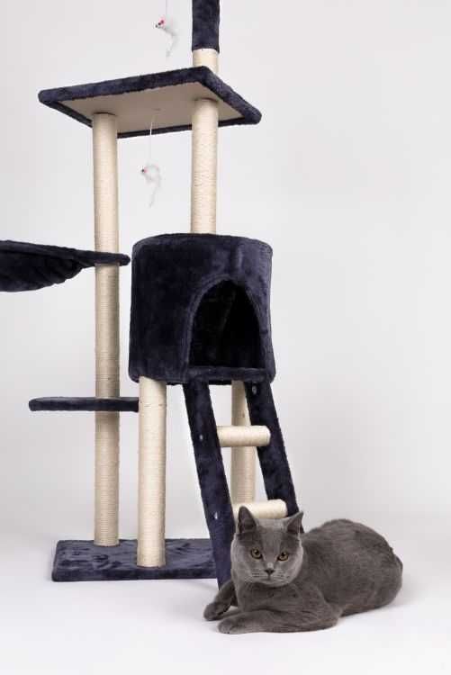 NOWY Drapak dla kota domek drzewo legowisko 138 cm XL