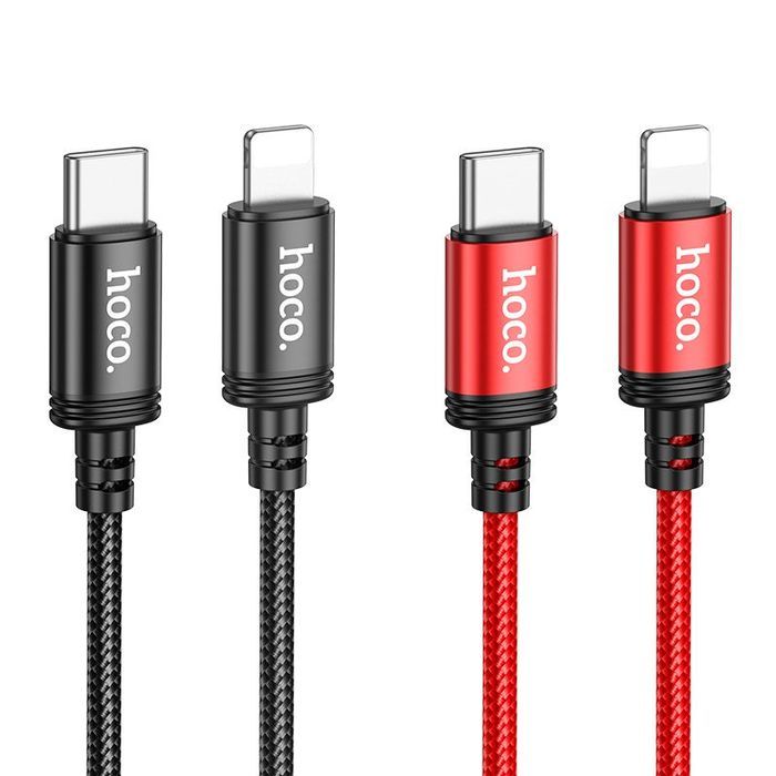 Kabel USB C do Lightning Hoco PD 20W 1 m X89 czarny