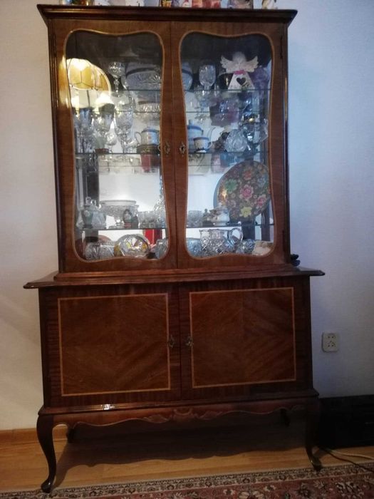 Komplet mebli ludwikowskich dębowych