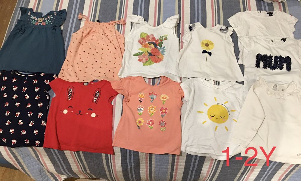 Conjunto de roupa de bebe 1 a 2 anos