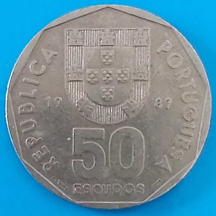 50$00 de 1989 da Republica Portuguesa