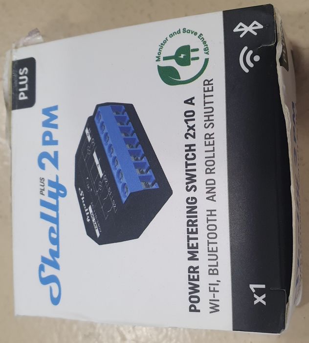 Interruptor de ralé inteligente plus 14h/ wi-fi e amp -SHELLY