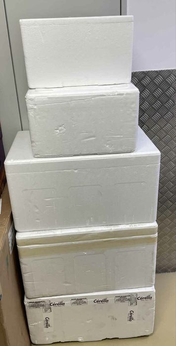 Termoboxy styroboxy różne wielkości.