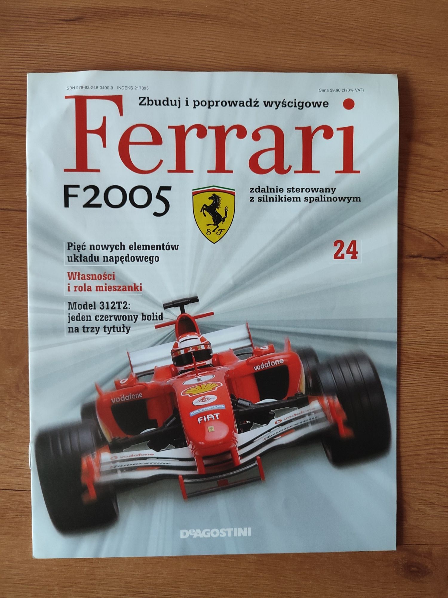 Ferrari F2005 24 model RC deagostini
