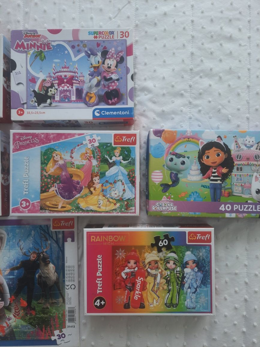 Puzzle Kraina Lodu Koci Domek Gabi Disney