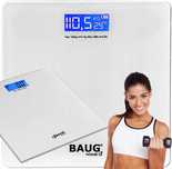 WAGA ELEKTRONICZNA SZKLANA Łazienkowa 180kg Precyzja Biała Do Łazienki