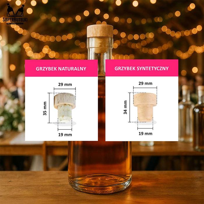 35x Butelki na nalewki wino wódkę bimber TADEK 1000 ml