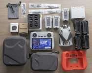 Dron DJI Mini 3 PRO RC - Fly More Combo,  4 aku, 10 filtrów, etui