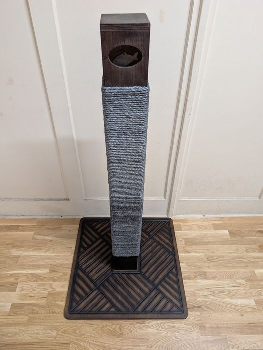 Modern Living Drapak Dla Kota Sered Brązowo-Szary 119Cm Elegancki Duży