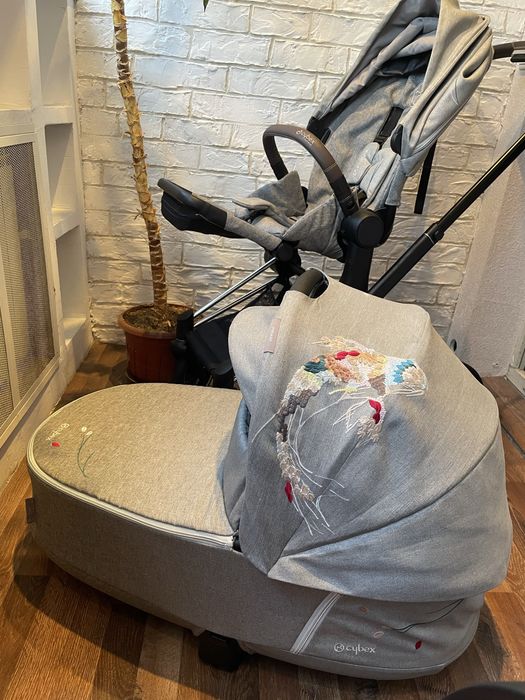 Cybex priam 3в1+зимовий конверт cybex