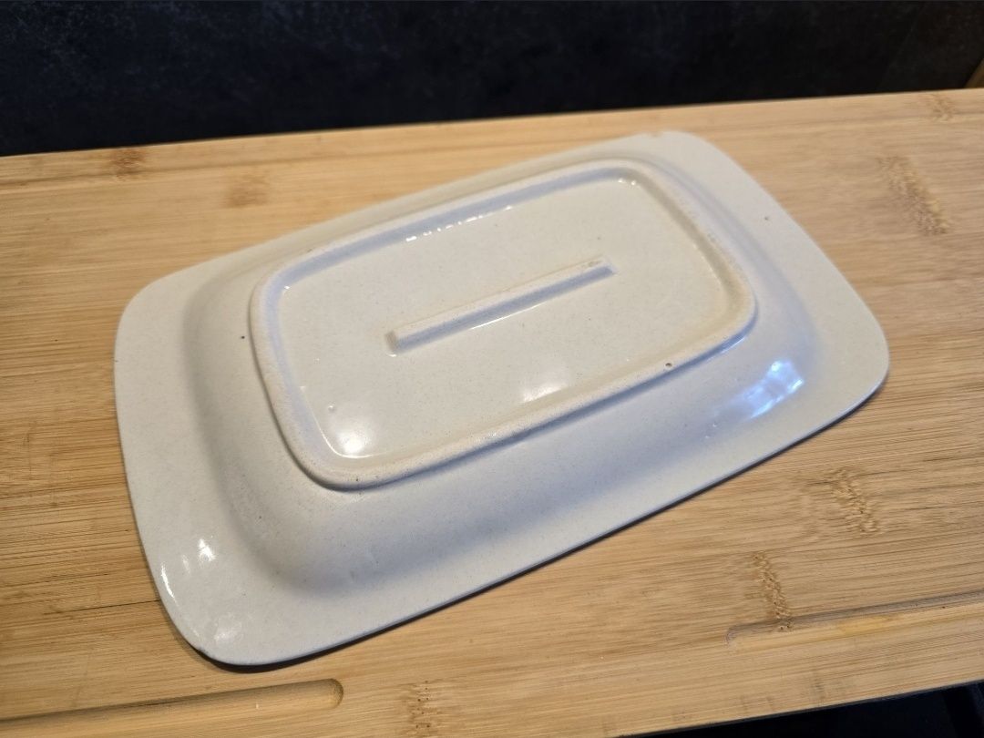 Ceramiczna duża taca w stylu Bolesławiec