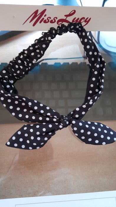 Opaska do włosów z kokardką