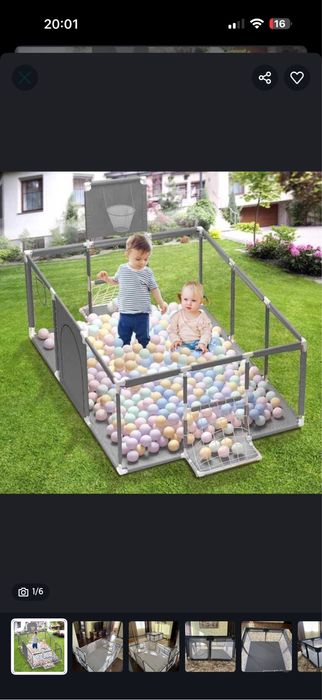 Дитячий Манеж для немовлят/складний манеж/дитяча огорожа