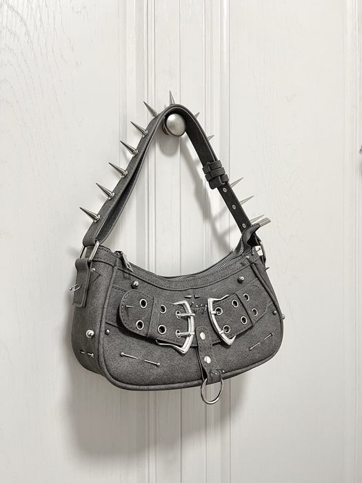 Custom bag, opium bag, balenciaga type, сумка с шипами, сумка y2k