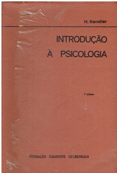 7453 Introdução à Psicologia - Vol. I de Howard H. Kendler