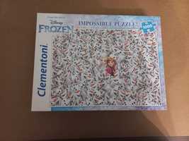 Puzzle Clementoni Impossible 1000 Kraina Lodu 0laf