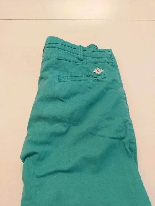 Turkusowe / morskie jeansy spodnie Win Win