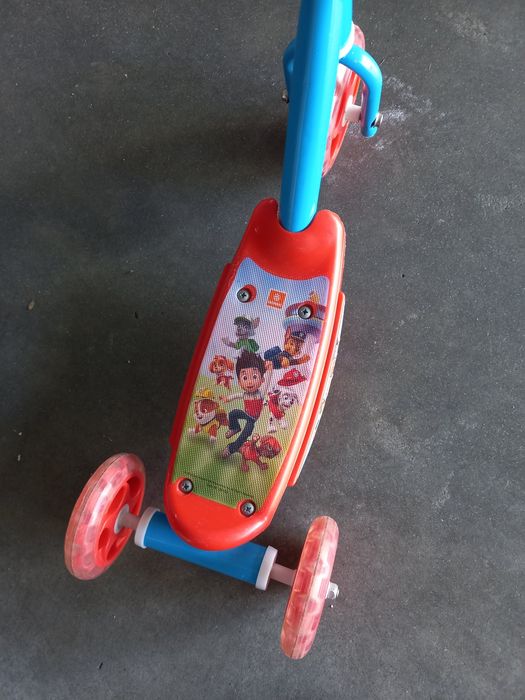 Carrinho Bengala Zippy e Trotinete Patrulha Pata