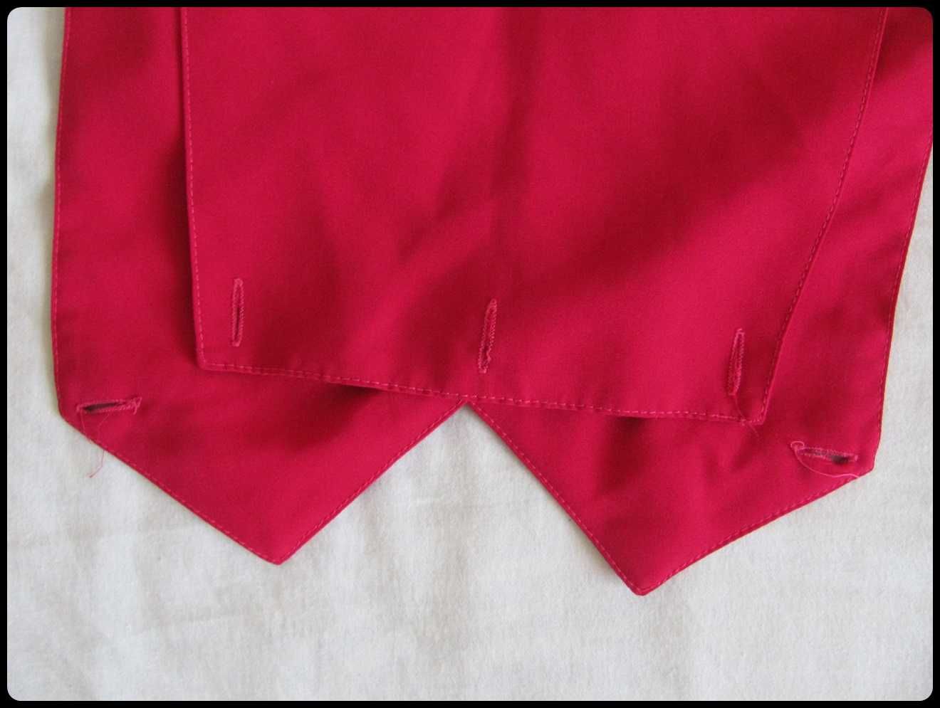 Elegancka kamizelka kołnierz dla dziewczynki rozmiar 140