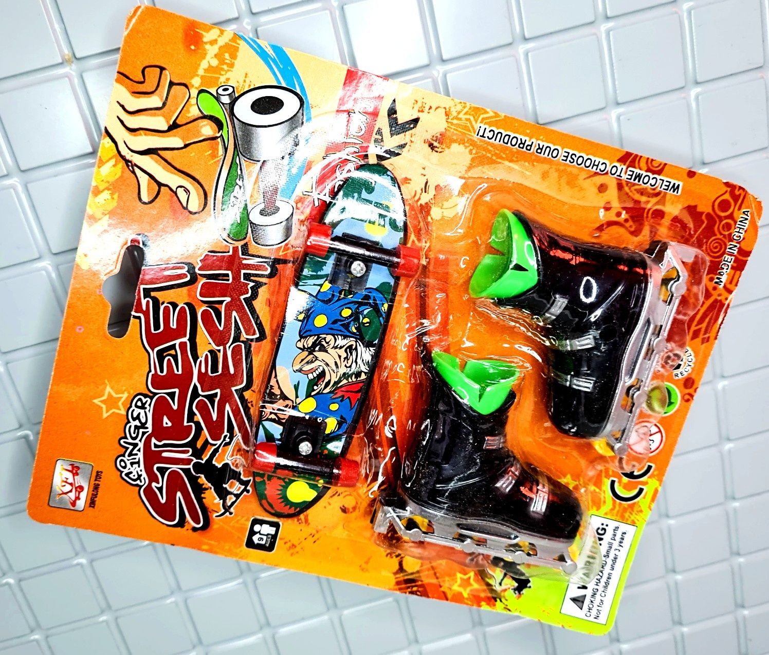 Nowy zestaw FingerBoard rolki super zabawa - zabawki
