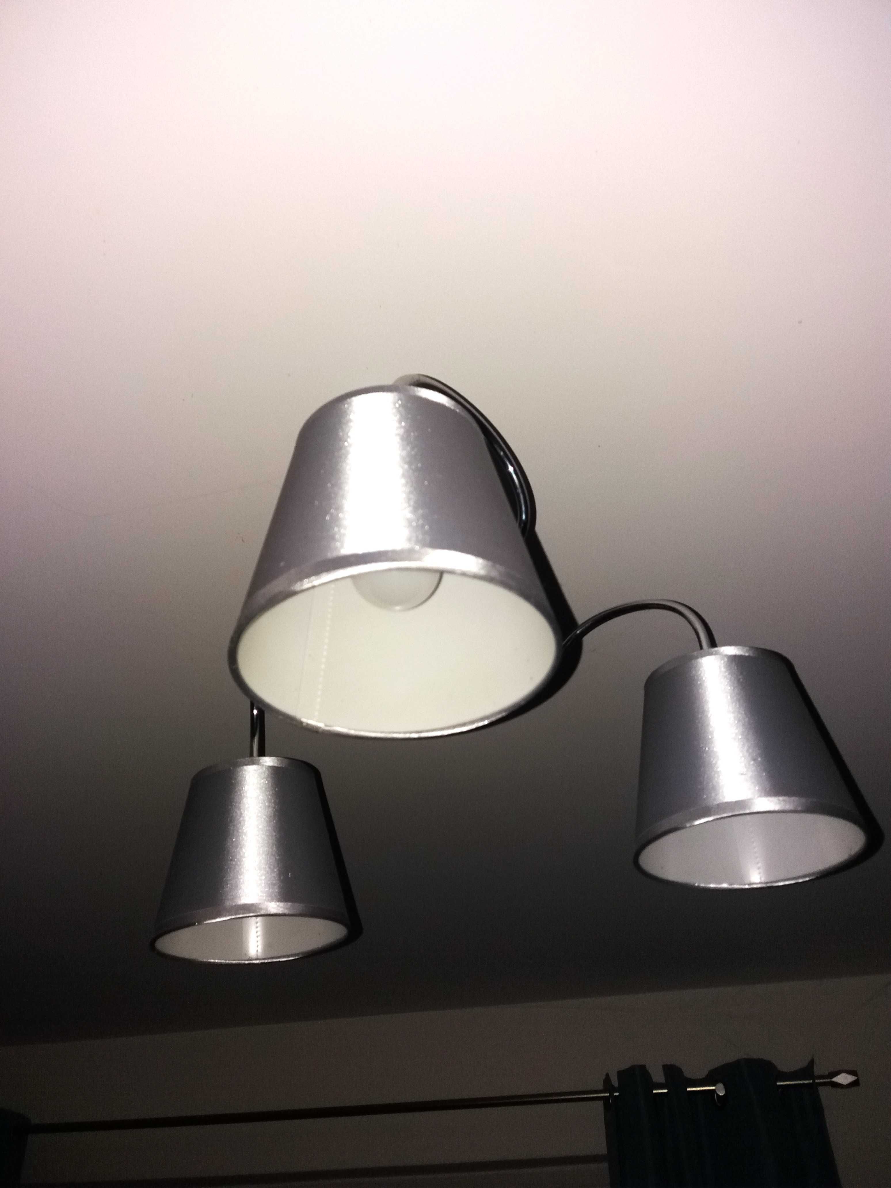 Lampa wisząca  , żyrandol , abażur perła 2 szt.