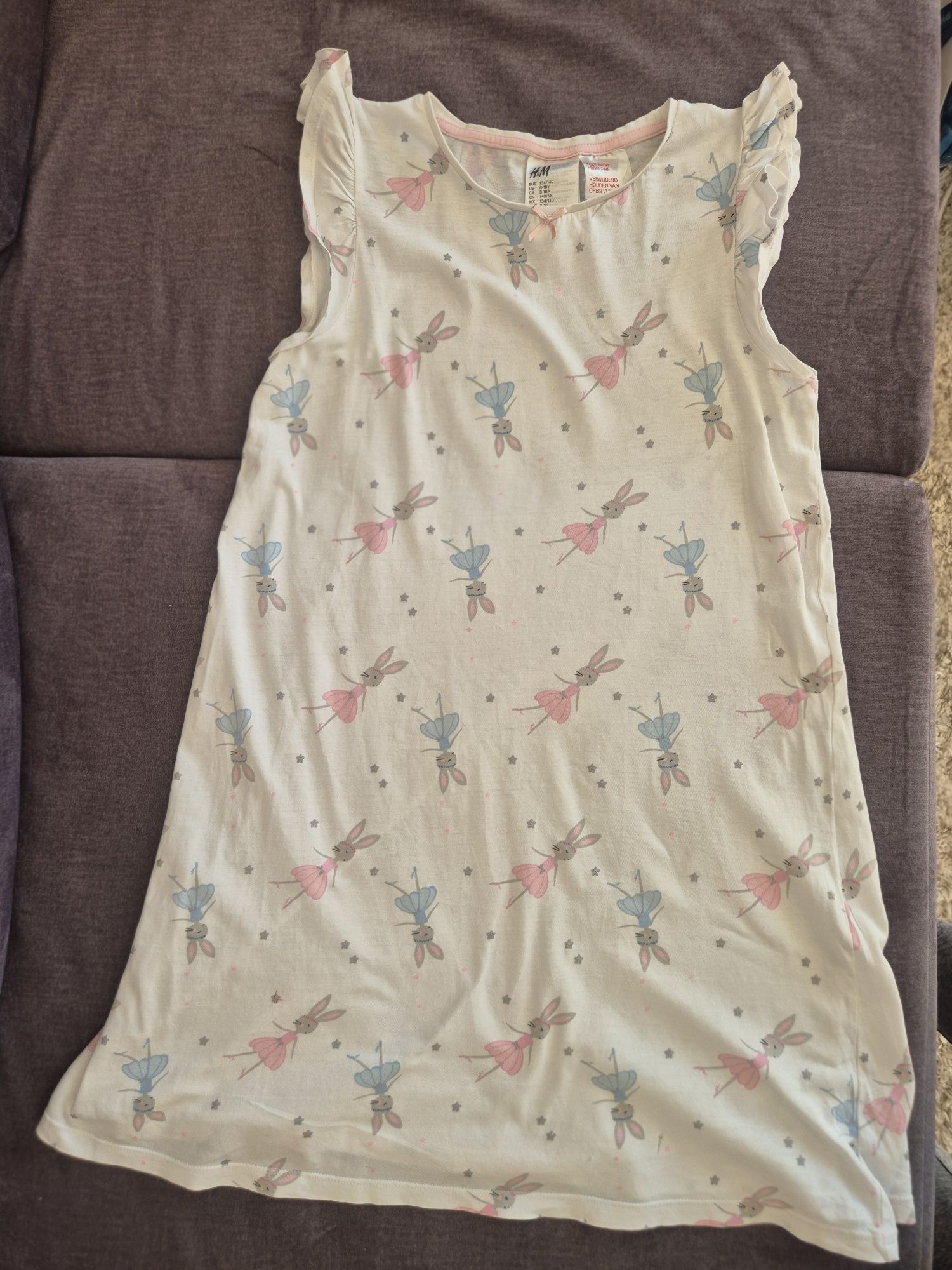 Szlafrok 100% bawełna i koszyla nocna h&m