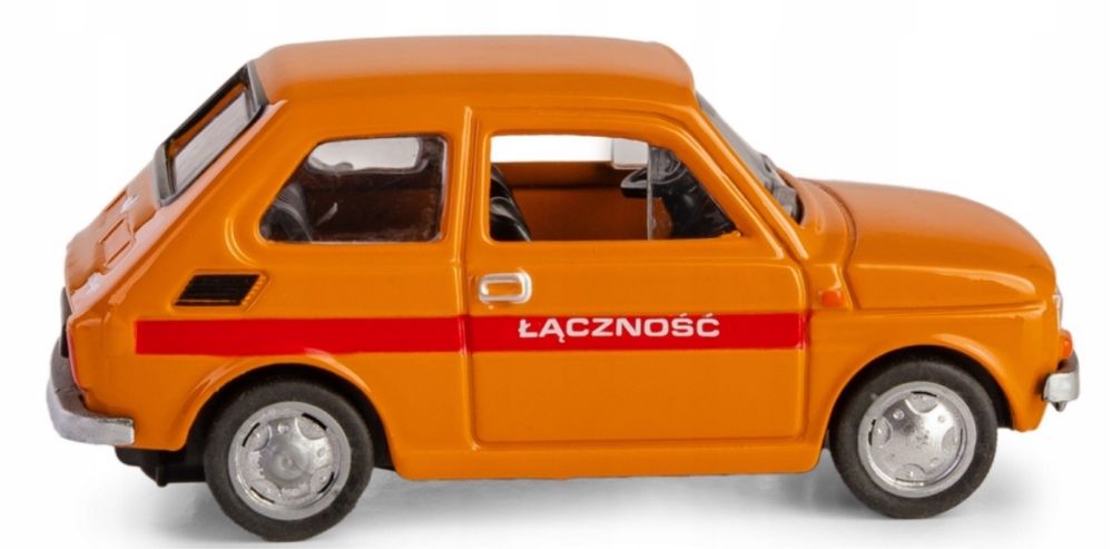Samochód Fiat 126p Łączność kolekcja PRL Daffi