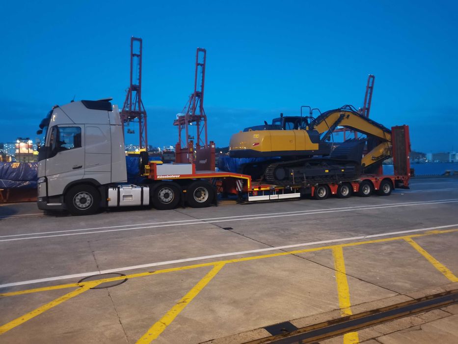 Transport Maszyn Budowlanych Rolniczych Niskopodwoziowy kombajnów PLEU