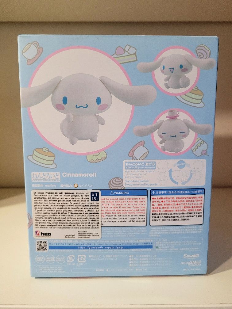 figurka Sanrio Cinnamoroll Nendoroid Hello Kitty