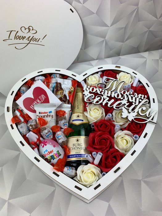 ХИТ! Бокс со сладостями / подарок для девушки на праздник