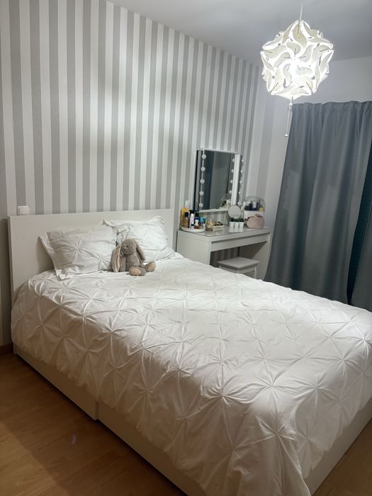Cama de casal 140x200 cm ikea - contacto através das mensagens