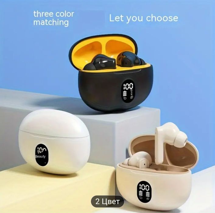 Беспроводные Bluetooth наушники Есть две модели