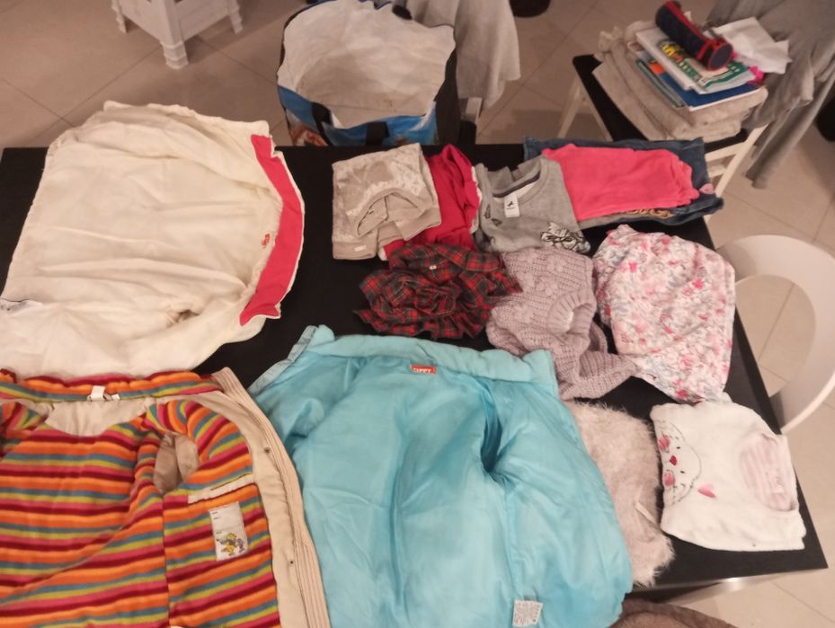 Lote Roupa Menina 6-7 Anos outono inverno