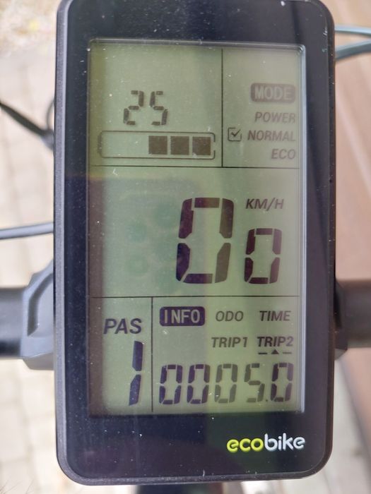 Rower EcoBike X-CITY elektryk Coffee piękny