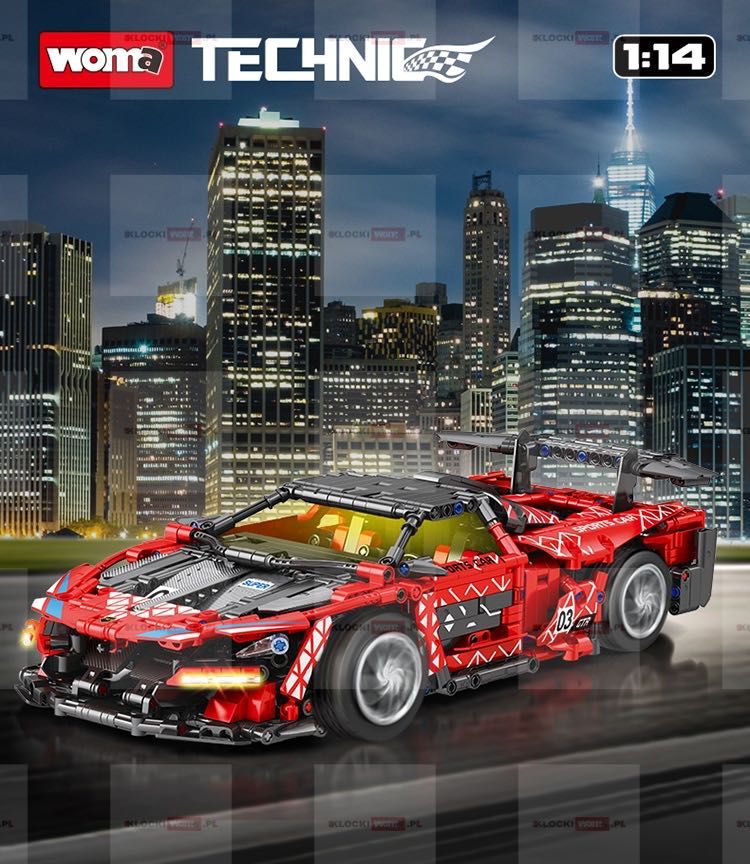 Klocki WOMA Technic Typu McLaren