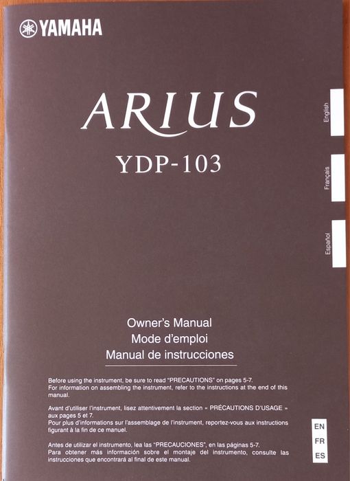Електронне фортепіано YAMAHA ARIUS  YDP-103
