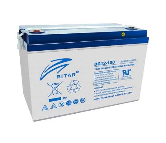 Акумулятор Гелевий 100 Ампер - Ritar DG12-100 100А/г 12В
