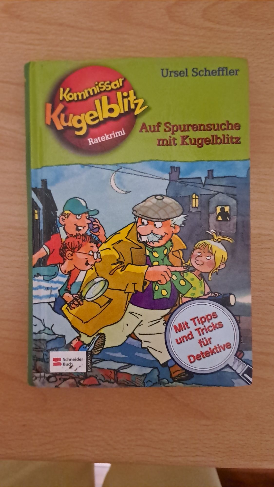 Детектив для детей Kommissar Kugelblitz немецком яз. Ursel Scheffler