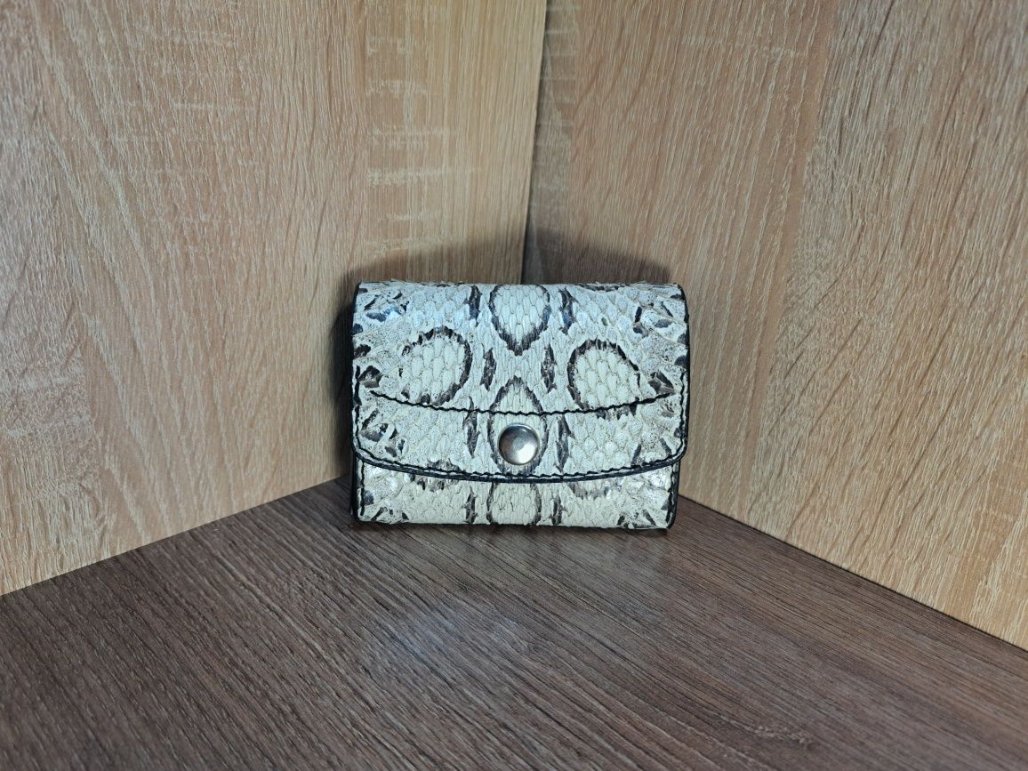 Жіночий гаманець зі шкіри кобри Женский кошелек из кожи кобры
