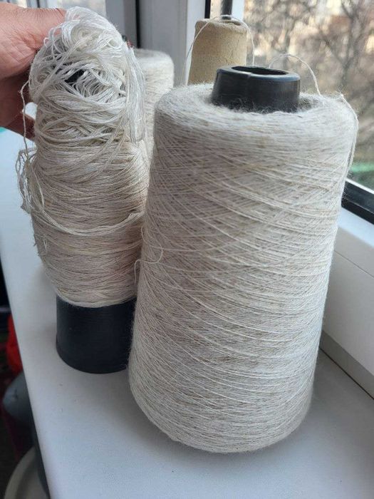 Пряжа льон бобинний (Україна)