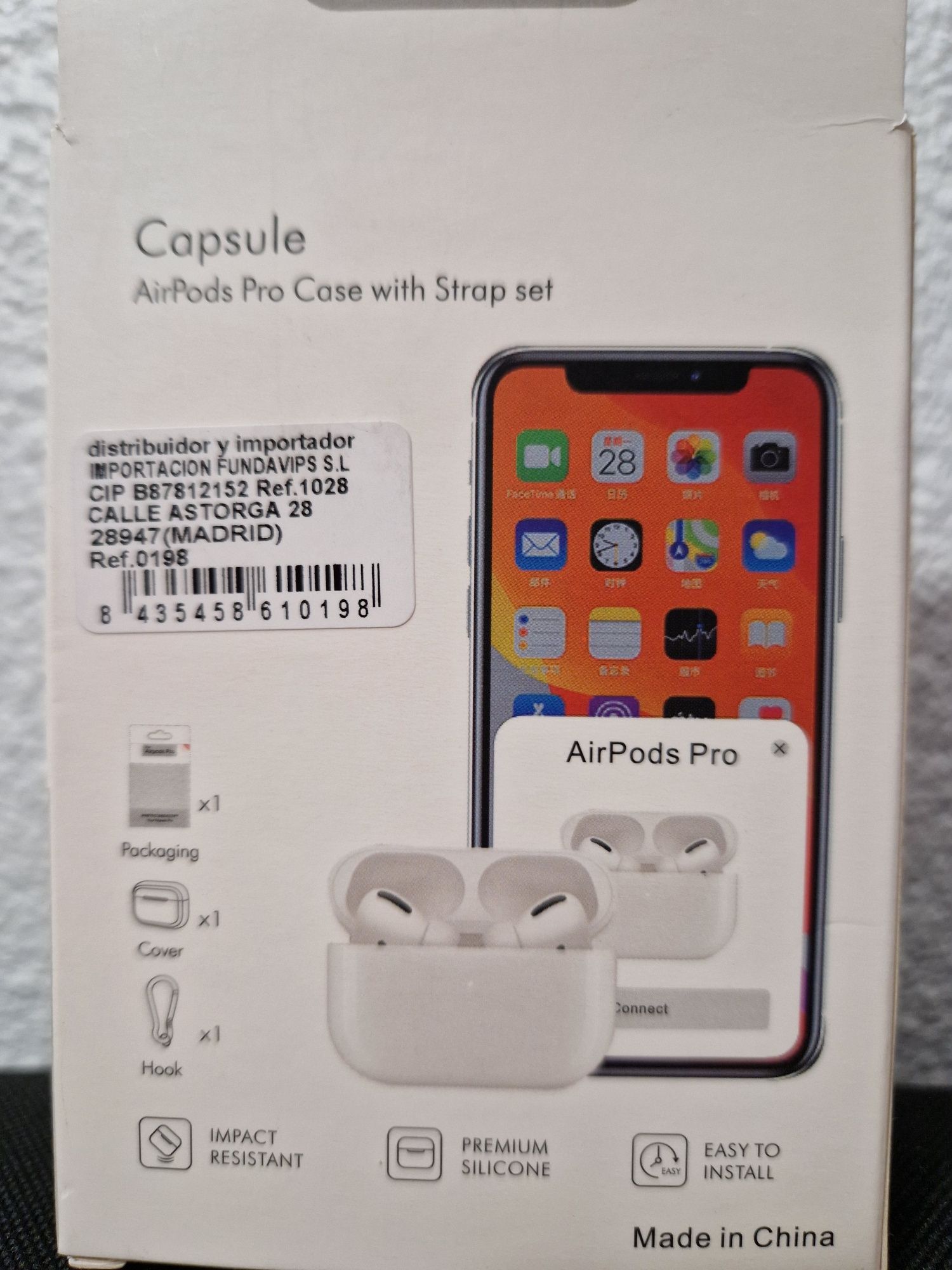 Caixa de protecção para AIRPODS PRO TOTALMENTE NOVA na CAIXA