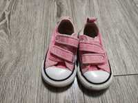 Buty, Converse rozm 21, dla dziewczynki, rzepy