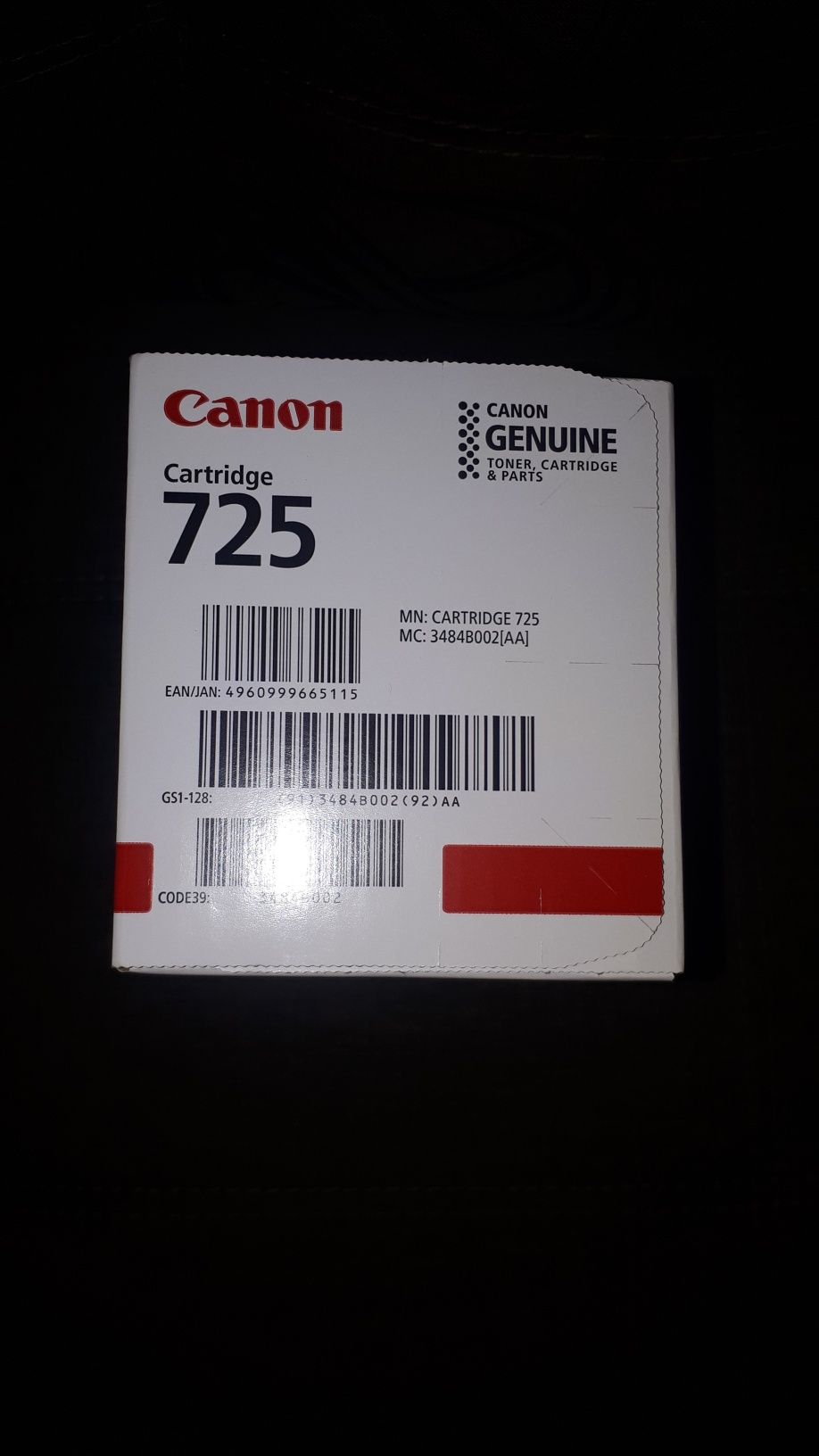 Продам картридж Canon 725