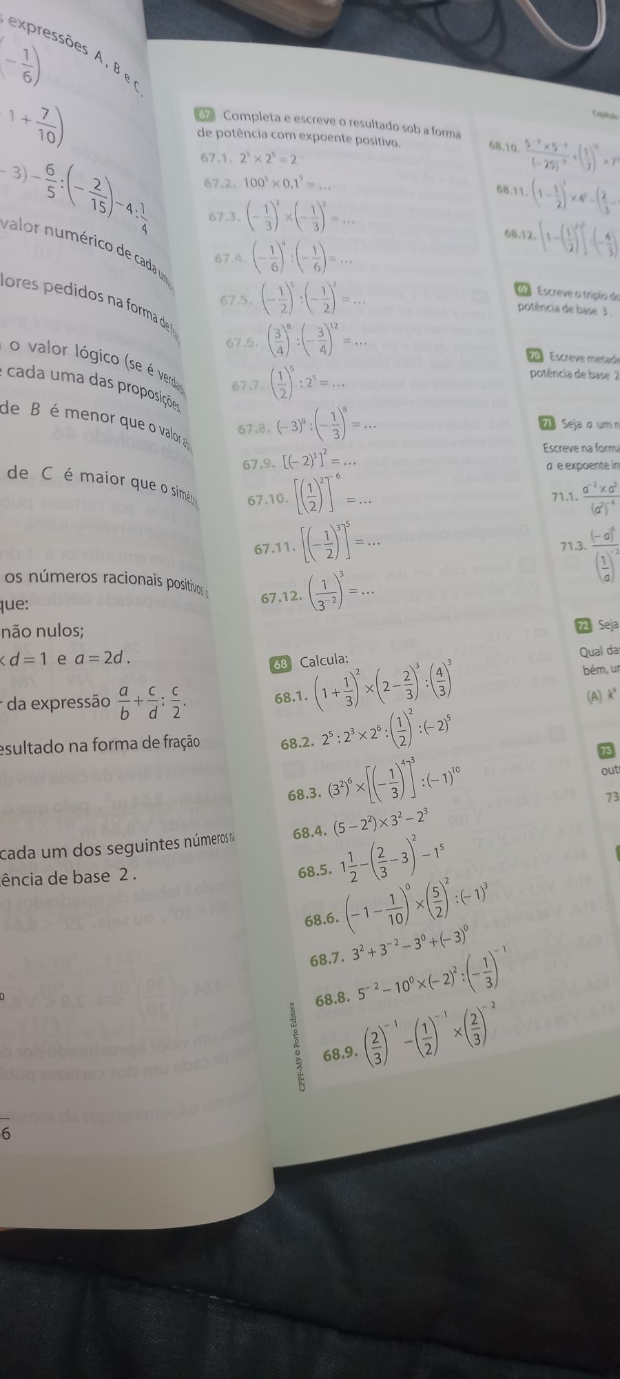Exame Matemática 9ano