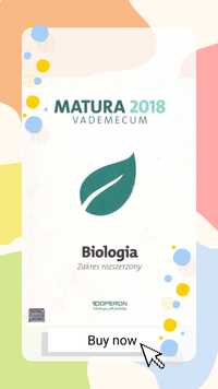 Matura 2018 Biologia Vademecum Zakres rozszerzony