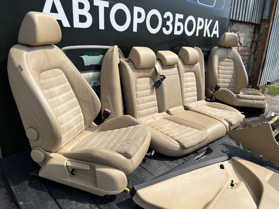 Салон кожаный сиденья Пассат Б6 сидіння сидушки Passat B6 універсал
