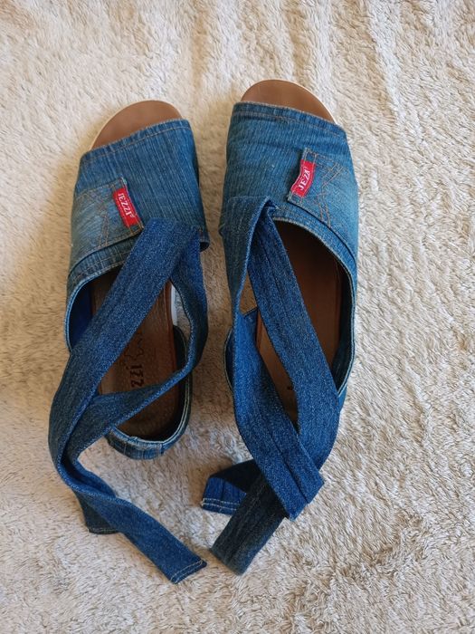 Sandały jeansowe Jeezi 41 (25cm)