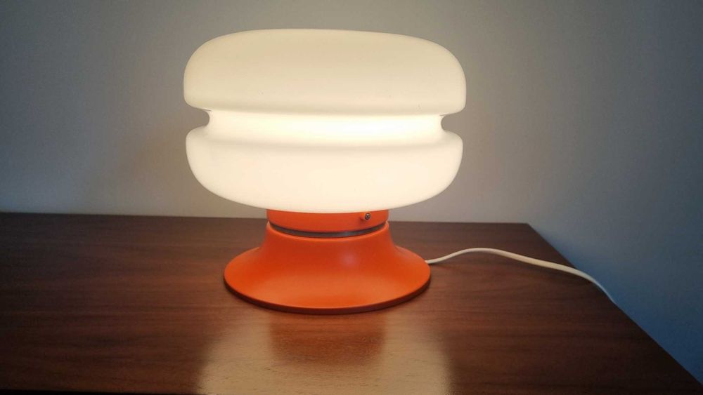 Lampa stołowa Space Age Design PRL Czechosłowacja NAPAKO Retro