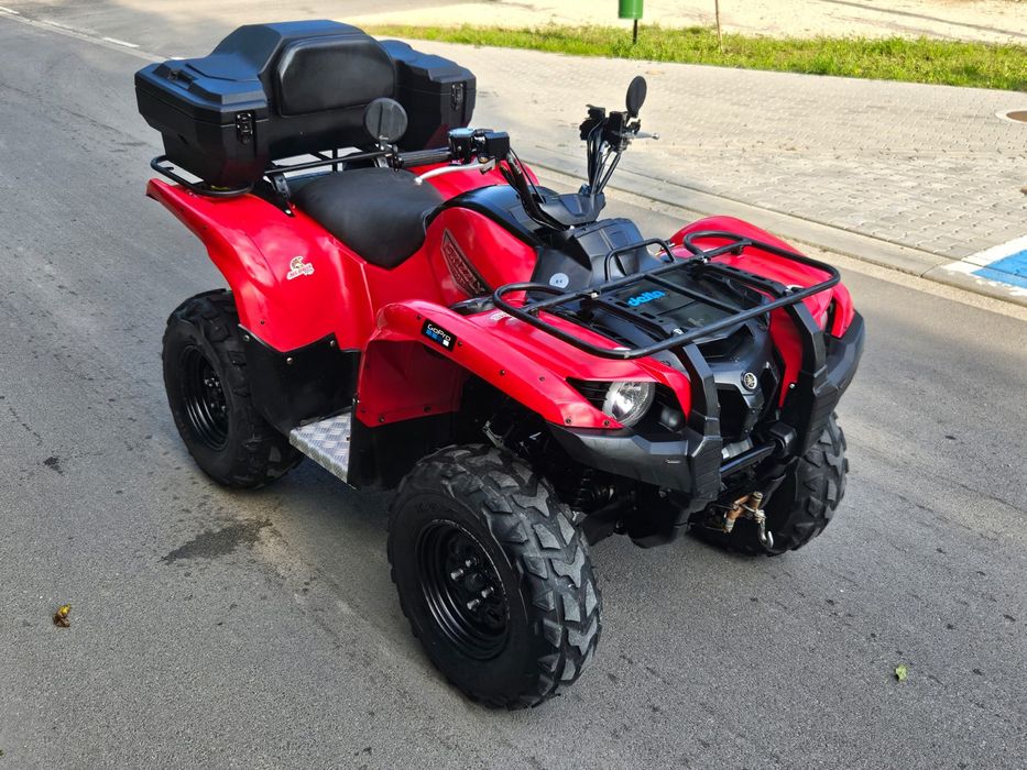 Yamaha grizzly 700 YFM700 ZADBANA Kufer Wspomaganie Dokumenty